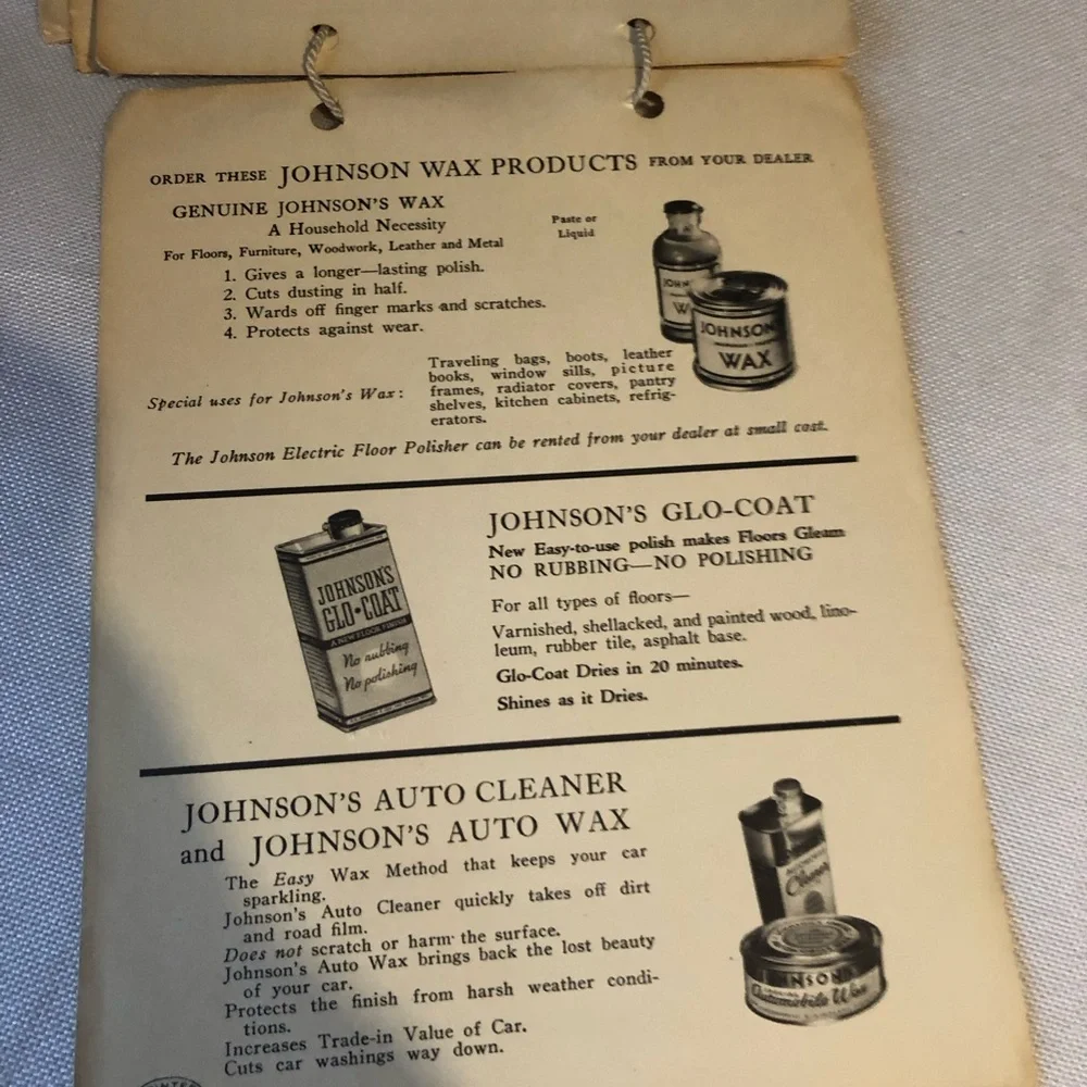 1934-1935 Calendar
